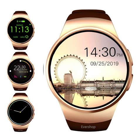 Evershop Smart Watch Phone with TF SIM Card Slot for Men 